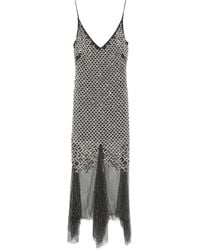 Amen - Crystal-Embellished Maxi Dress - Lyst