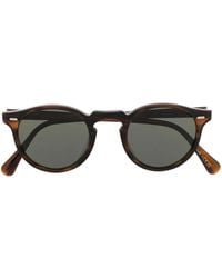 Oliver Peoples - Gregory Round-Frame Sunglasses - Lyst