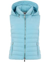 Moorer - Hooded Puffer Gilet - Lyst