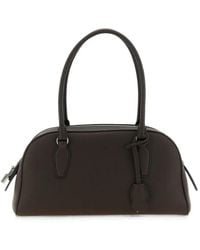The Row - Small E/W India Leather Tote Bag - Lyst