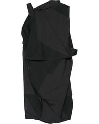 Issey Miyake - Geometric Pleated Midi Dress - Lyst