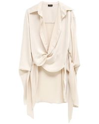 Atlein - Knot Detail Top - Lyst