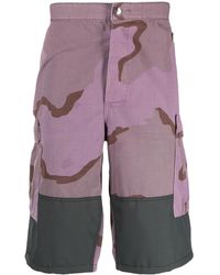 OAMC - Camouflage-Pattern Cargo Shorts - Lyst