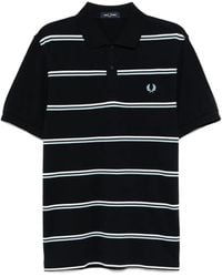 Fred Perry - Logo-embroidered polo shirt - Lyst