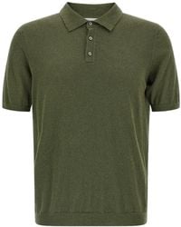 Roberto Collina - Buttoned Polo Shirt - Lyst