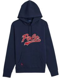 Polo Ralph Lauren - Double-Knit Logo Hoodie - Lyst