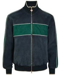CASABLANCA - Panelled Logo-Embossed Jacket - Lyst
