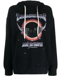 Zadig & Voltaire - Elisio Logo-Print Hoodie - Lyst