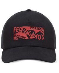 Ferragamo - Venna Baseballkappe mit Logo-Print - Lyst