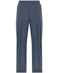 IRO - Check-Pattern Pleated Trousers - Lyst