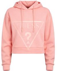 Guess - Logo-Print Hoodie - Lyst