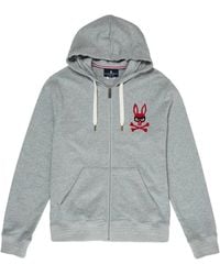 Psycho Bunny - Mischief Sowerby zip bunny hoodie - Lyst