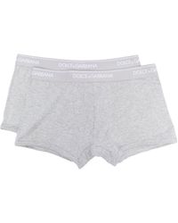 Dolce & Gabbana - Set Of 2 Boxers With Logo Band - Lyst