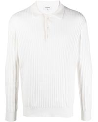 Filippa K - Ribbed-knit Polo Shirt - Lyst