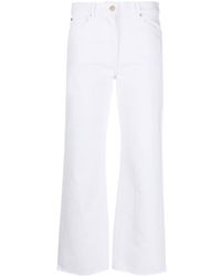 IRO - Cropped High-waisted Jeans - Lyst