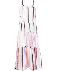 lemlem - Stripe-print Tiered Dress - Lyst