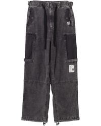 Maison Mihara Yasuhiro - Broek Met Trekkoord En Vlakken - Lyst