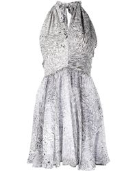 FEDERICA TOSI - Abstract-print Silk Dress - Lyst