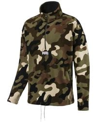 PUMA - Camouflage-Pattern Sweatshirt - Lyst