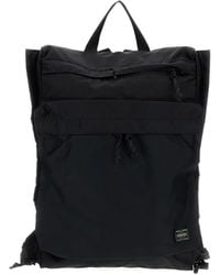 Porter-Yoshida and Co - Rucksack mit Logo-Patch - Lyst