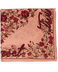 Twinset - Schal Mit Blumenprint - Lyst