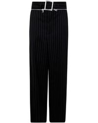 Jean Paul Gaultier - Pantaloni A Righe - Lyst