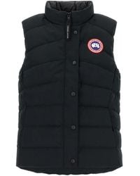 Canada Goose - Quilted Logo Patch Vest - Lyst