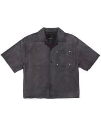 Purple Brand - Short-sleeve Cotton Shirt - Lyst