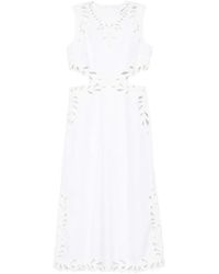 Antik Batik - Abito Midi Deva Con Cut-Out - Lyst