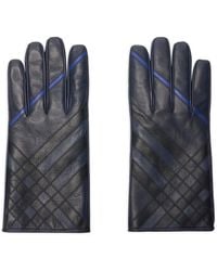 Burberry - Leather Gloves - Lyst