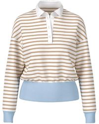 Marc Cain - Striped Polo Shirt - Lyst