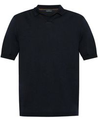 Paul & Shark - Fein gestricktes Poloshirt - Lyst