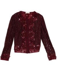 Elie Saab - Sequin-Embellished Jacket - Lyst