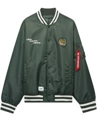 Alpha Industries - Tiger-Patch Bomber Jacket - Lyst