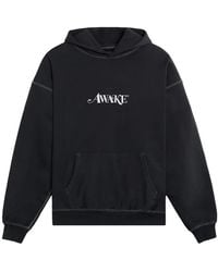 AWAKE NY - Logo-Embroidered Hoodie - Lyst