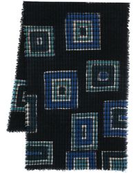 Faliero Sarti - Geometric-motif Wool-blend Scarf - Lyst
