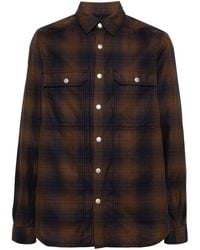 Rick Owens - Checked Cotton Overshirt - Lyst