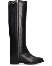 Via Roma 15 - Zip-Fastening Buckle-Detail Knee-High Boots - Lyst