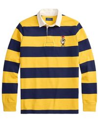 Polo Ralph Lauren - Striped Embroidered Polo Shirt - Lyst
