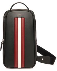 Bally - Bolso de hombro con logo - Lyst