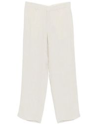 Barena - Herringbone Trousers - Lyst