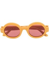Marni - Lunettes De Soleil À Monture Ronde - Lyst