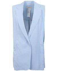 Sportmax - Sleeveless Notched-Lapels Jacket - Lyst