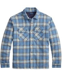 Polo Ralph Lauren - Plaid-Pattern Overshirt - Lyst