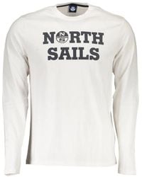 North Sails - Logo-Print Long-Sleeve T-Shirt - Lyst
