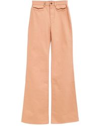 Chloé - Flared Broek - Lyst
