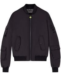 Barrow - Logo-Appliqué Bomber Jacket - Lyst