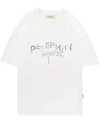 RETERNITY - L'Expression Logo-Print Cotton T-Shirt - Lyst