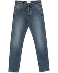 Iceberg - Logo-Plaque Straight-Leg Jeans - Lyst