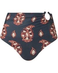 Johanna Ortiz - Taita Paisley-Print Bikini Bottoms - Lyst